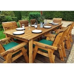 8 Seater Rectangular Table Set -Green Haven Shop HB17G20Pic6201