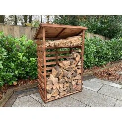 Charles Taylor Wooden Log Store Medium 3 X 2ft -Green Haven Shop HB202205