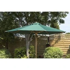 Charles Taylor Wooden Parasol Green 7 Charles Taylor Wooden Parasol Green -Green Haven Shop HB32 220Garden20Parasol Umbrella20green20top