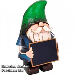 Metal Gnome With Chalk Board -Green Haven Shop KC6241 3