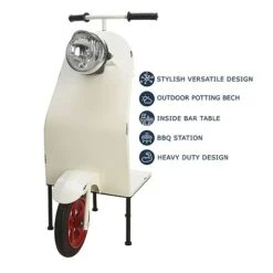Idooka Small Scooter End Tables Garden Decoration -Green Haven Shop Key20Features201