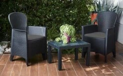 Idooka Tea For Two Dark Grey Bistro Set 13 Idooka Tea For Two Dark Grey Bistro Set -Green Haven Shop Lifestyle13