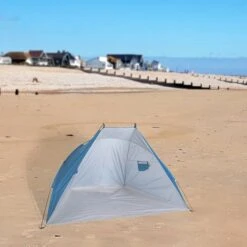 Idooka Outdoors Beach Tent Shelter With Inner Pockets Carrying Pouch UPF 50+ Blue/Green -Green Haven Shop Lifestyle20