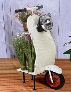 Idooka Small Scooter End Tables Garden Decoration -Green Haven Shop Lifestyle20White20Original