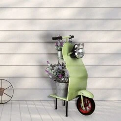 Idooka Small Scooter End Tables Garden Decoration -Green Haven Shop Lifestyle3