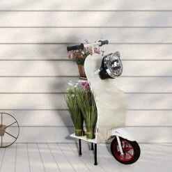 Idooka Small Scooter End Tables Garden Decoration -Green Haven Shop Lifestyle4