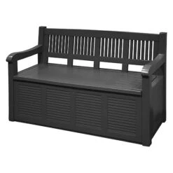 Idooka Black Storage Bench -Green Haven Shop Main42