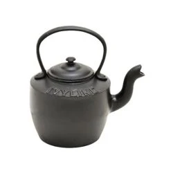 Outdoor Colorado Cast Iron Kettle In Black H24Cm W17.5Cm
