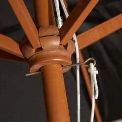 Wooden Garden Parasol 2.4m -Green Haven Shop P27B LS3