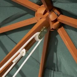 Wooden Garden Parasol 2.4m -Green Haven Shop P27G LS4