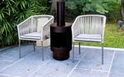 Idooka Black Chiminea Outdoor Heating Fire Pit 11 Idooka Black Chiminea Outdoor Heating Fire Pit -Green Haven Shop Patio1