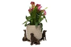 Antique Bronze Coloured Retriever Potty Feet - Plant Pot Feet -Green Haven Shop RETRIEVER20 20POT20 20PF0042A