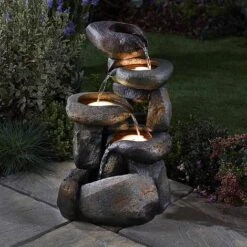 Serenity Tumbling Rocks Water Feature 7 Serenity Tumbling Rocks Water Feature -Green Haven Shop WEBG38732