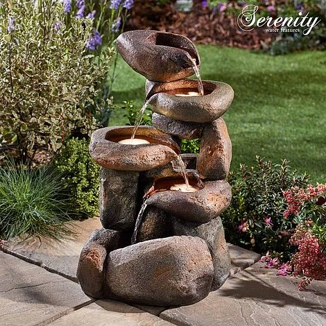 Serenity Tumbling Rocks Water Feature 1 Serenity Tumbling Rocks Water Feature