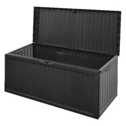Idooka 336L Black Storage Box -Green Haven Shop Y54400820.Open