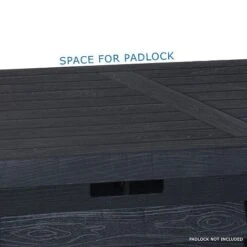 Idooka 362L Black Storage Box -Green Haven Shop Y54400890 550405.Padlock