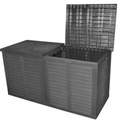 Idooka 750L Black Storage Box -Green Haven Shop Y54400970 553838.Open2