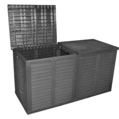 Idooka 750L Black Storage Box -Green Haven Shop Y54400970 553838.Open