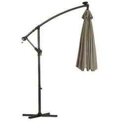 Solar LED Cantilever Parasol -Green Haven Shop g0588 17