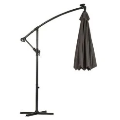 Solar LED Cantilever Parasol -Green Haven Shop g0588 4