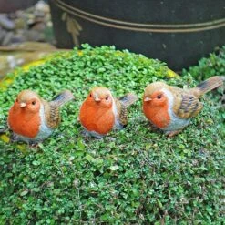 3 Pot Topping Robin Bird Garden Ornaments -Green Haven Shop il 1140xN.2350364383 5lpz